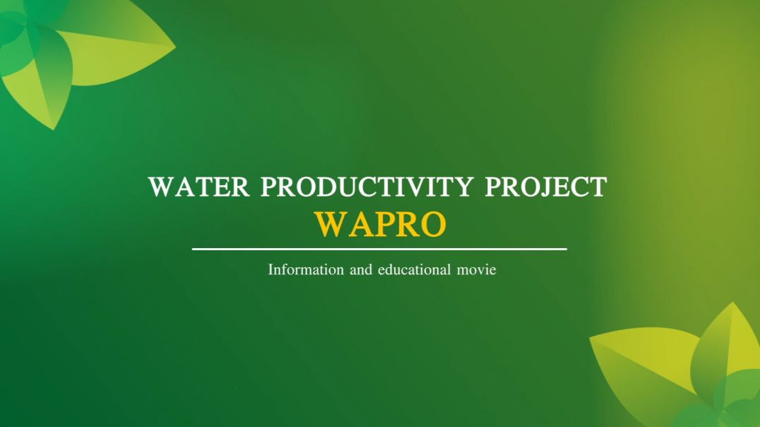 ⁣Water Productivity Project WAPRO
